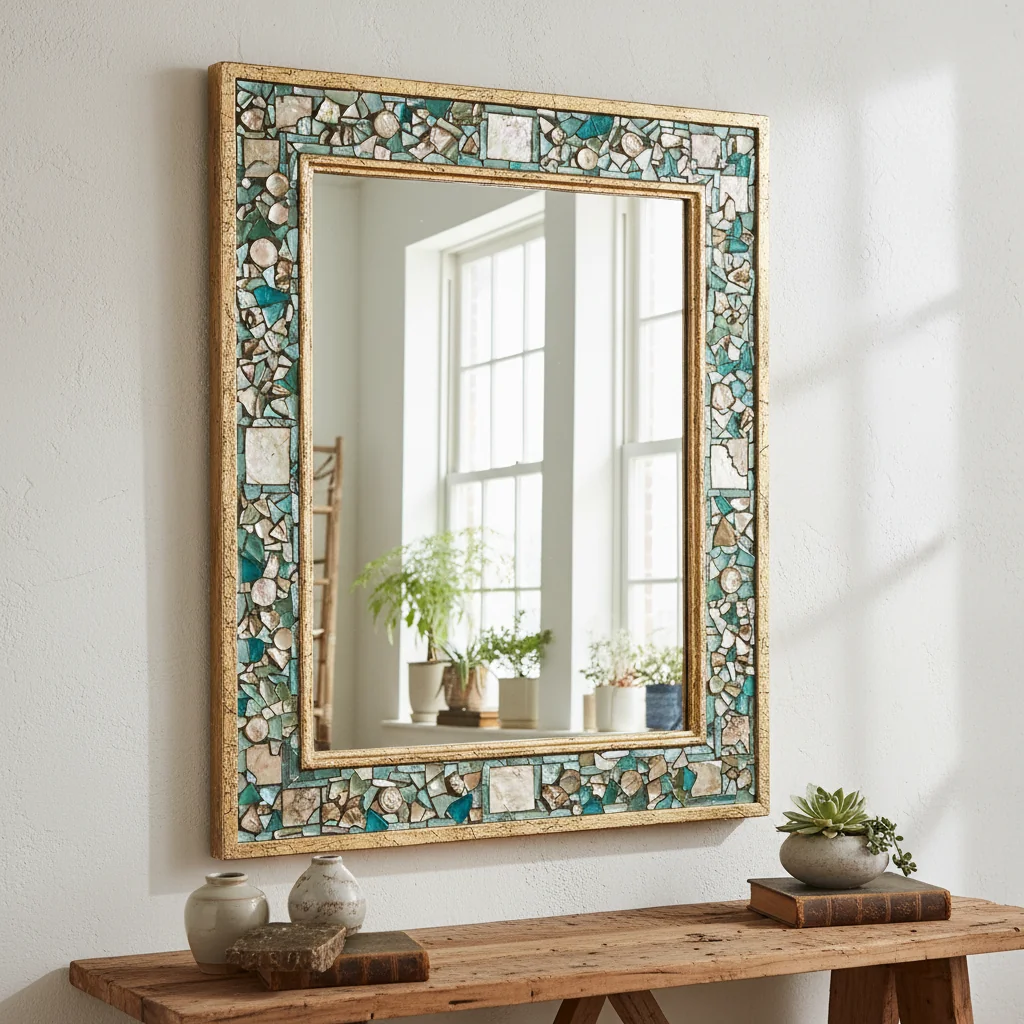 From Drab to Fab: My Weekend Project Revamping a Thrift Store Mirror